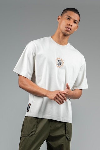 Maraton Sportswear Oversize Erkek Bisiklet Yaka Kısa Kol Basic Gümüş Gri T-shirt 23242-gümüş Gri
