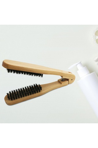 Homyl Saç Düzleştirme Tarağı Düzleştirici Fırçası,