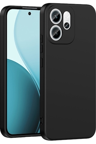Noktaks - Oppo Reno 14f 5g Uyumlu - Kılıf İçi Kadife Koruyucu Mara Lansman Kapak - T39655 - Siyah Siyah
