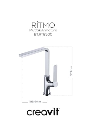 Creavit RT8500 Ritmo Mutfak Armatürü