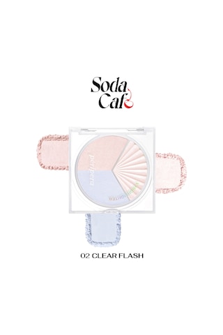 İnci Işıltıları İçeren Aydınlatıcı Paleti Perıpera V Highlighter Ad 002 Clear Flash 53405872