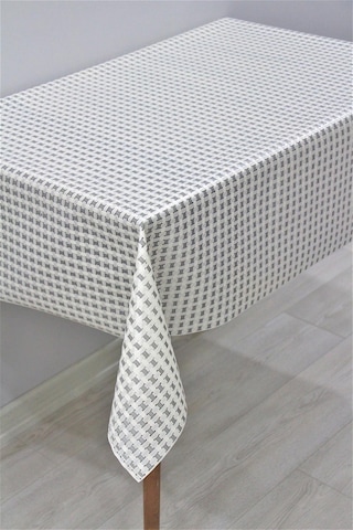 Pvc Şeffaf Kaplama Silinebilir Masa Örtüsü Hasır-476-antrasit