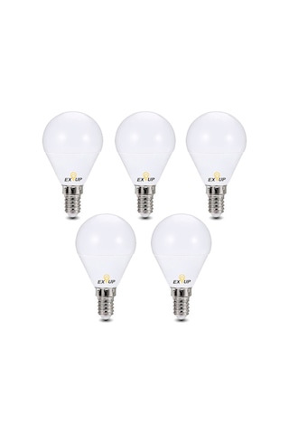 Fosenze E14 220-240v 7w Led Iç Mekan Ampulü, Beyaz Işık, 270 Açılı, 5 Adet Paket
