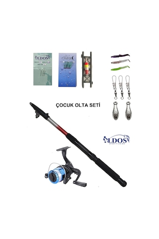 Aldos 180 Cm Kamış Makina Olta Seti Çocuk Olta Seti