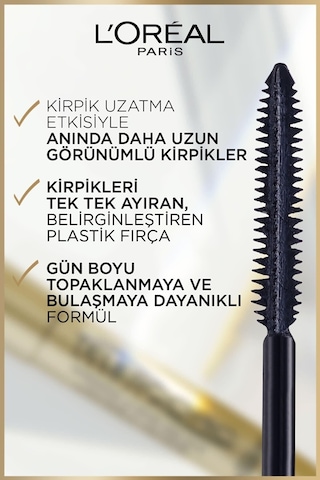 Telescopic Uzun Görünüm Veren Maskara - Siyah Electro Black