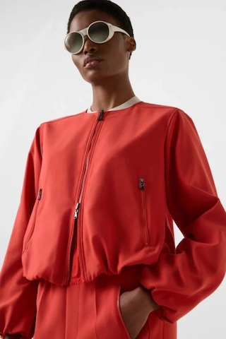 Bogner Yuma Çift Taraflı Blouson Teknik - Jersey Kadın Ceket Kırmızı