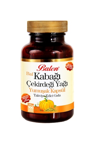 Balen Kabak Çekirdeği Yağı 100 Kapsül Balen Kabak Çekirdeği Yağı 100 Kapsül