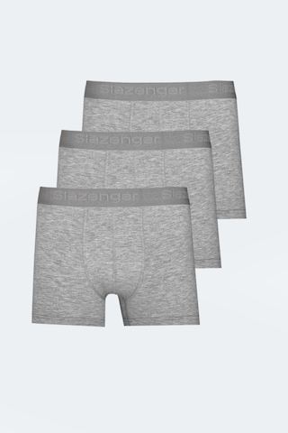 Slazenger Jama 3 Lü Set Erkek Gri Boxer Gri
