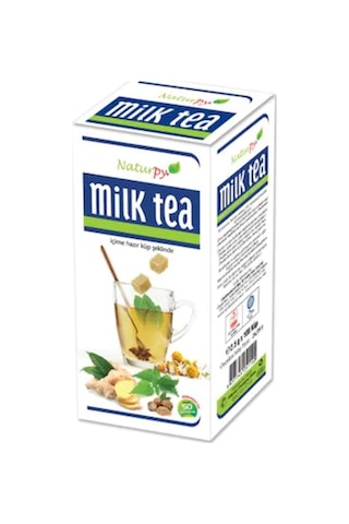 Naturpy Milk Tea Emziren Anneler İçin Bitkisel Küp Çay 100 x 2.5 G