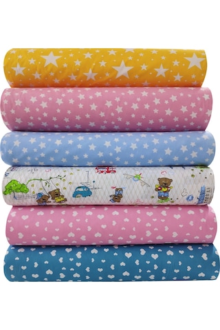 Poplin Kumaş Yıldız Kalp Ayıcık Araba Desenli Nevresim Kumaşı