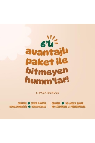 Organik Tatlı Kurabiyeler Atıştırmalık Paketi - 6 Adet 6 Çeşit 320 G