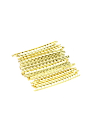 Hfambition Elektro Gitar Ve Bas İçin 24 Adet Bakır Tel, 2.7mm Genişlik, Dayanıklı Değiştirme Parçası