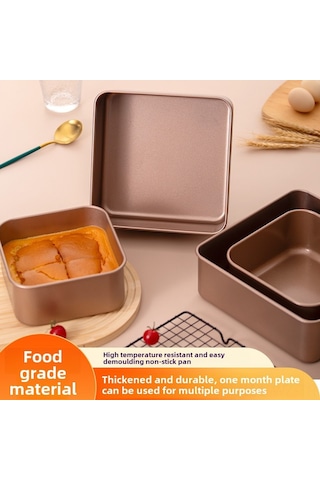 Wezone 8 İnç Profesyonel Derin Kenarli Pasta Kalibi - Anti Yapışkan Tabaka, Kolay Temizleme, Dayanıklı Malzeme İle Pastane Ve Ev Fırınlama Diğer