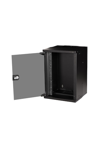 Lande Pandora Soho 9u 300x300 10 Duvar Tipi Rack Kabinet Siyah Cam Kapaklı