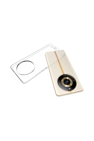 Realme Uyumlu 11 Pro Plus Kapak 1mm Süper Silikon Şeffaf Kılıf