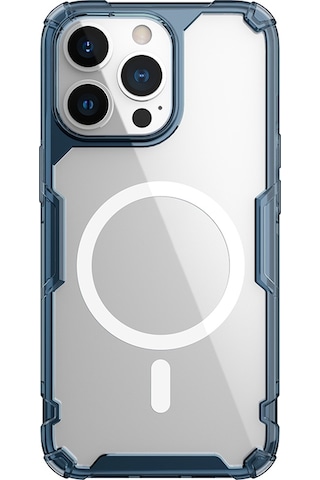 Nillkin Apple Uyumlu iPhone 13 Pro Max Magsafe Özellikli Nature Tpu Pro Kapak Mavi
