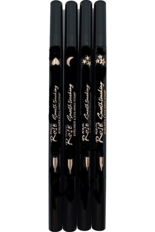 Roesie Rose Çift Taraflı Ay Yıldız Kalp ve Çiçek Desenli Kalem Eyeliner 4'lü