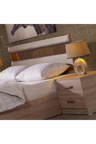 Pasific Home Milas 2 Çekmeceli Komodin Meşe
