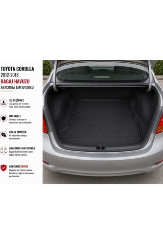 Toyota Corolla 2012-2018 Arası Bagaj Havuzu