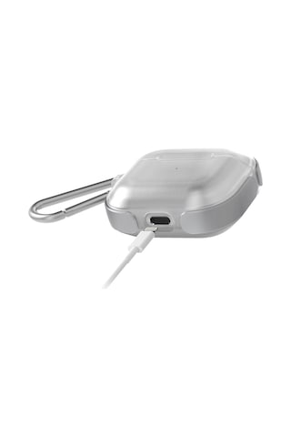 Apple Uyumlu AirPods 3.Nesil Kılıf Askı Aparatlı Raptic Air Serisi Kılıf Gümüş