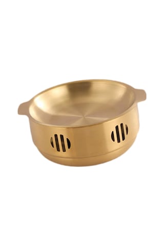 Homyl Isınma Stockpot Isıtıcı Japon Shabu Pot Mutfak Altın