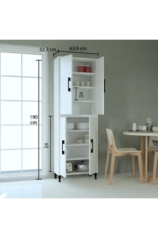 Çınar Çift Katlı Mutfak Dolabı