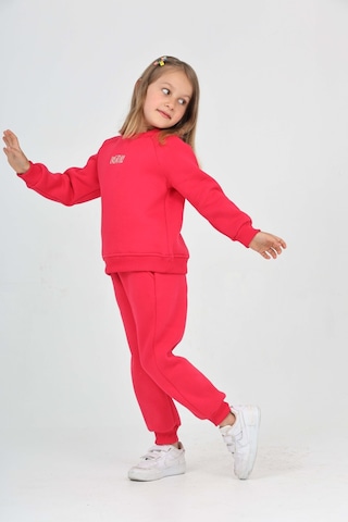 Toontoy Kız Çocuk Creatıve Nakışlı Eşofman Takım Fuşya