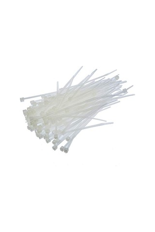 Dayanıklı Beyaz Kablo Bağları 100 X 2.5 Mm 50 Adet