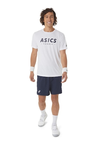 Asics MEN COURT TENNIS GRAPHIC TEE Beyaz Erkek Kısa Kollu Tshirt 2041A259-100