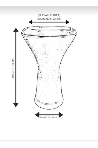 Darbuka Siyah Döküm Kaliteli - Akort Ayarlı Taşıma Çantası+metod+süpriz Hediye