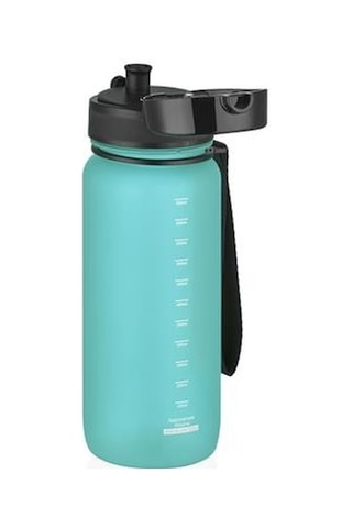 Uzspace 500ml Soft Touch Tritan Su Matarası Açık Mavi Beyaz