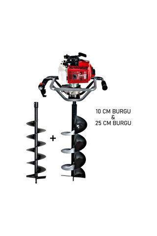Ablacks C-52 Toprak Burgu Makinesi 10 - 25 CM Çift Burgulu