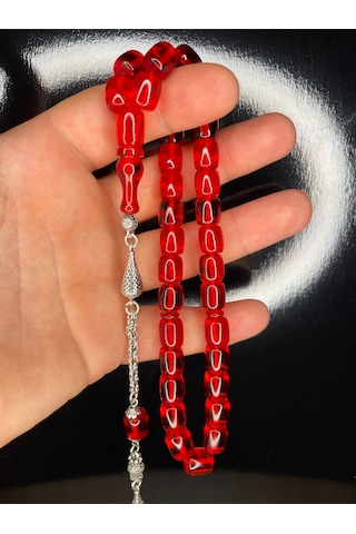 Orjinal Sıkma Kehribar Tesbih Osmanlı Benzetme Erkek Hediyelik