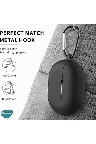 Microsonic Huawei Freebuds Pro Mat Silikon Kılıf Gri