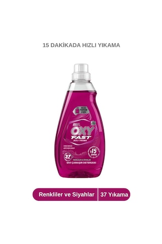 Mr.oxy Fast Hızlı Yıkama Sıvı Çamaşır Deterjanı Renkliler&siyahlar