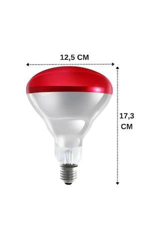 Philips 250w Kızılötesi Infrared Hayvan Isıtma Ve Fizik Tedavi Lambası, Kırmızı Işık, Br125