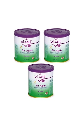 Vivet Konserve Sir Ağda Azulen 240 Gr 3'lü Set