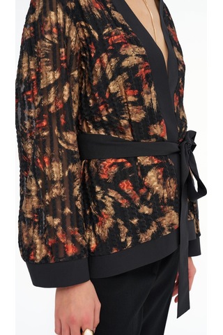 La Garita Eclıpse Kimono Siyah Siyah