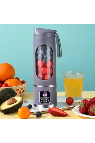 Powermaster PM-25965 Taşınabilir Dijital Ekranlı Meyve Sıkacağı Blender
