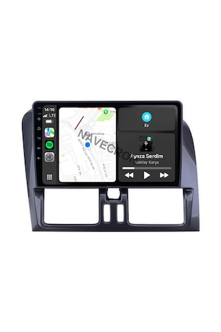 Volvo Xc60 2009-16 9" Uyumlu Androıd Multimedya Gerçek 2/32 Kablosuz Carplay Geri Görüş Kameralı 9"