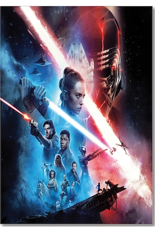 Cakasepetim Star Wars The Rise Of Skywalker Kompozisyon Ahşap Mdf Tablo
