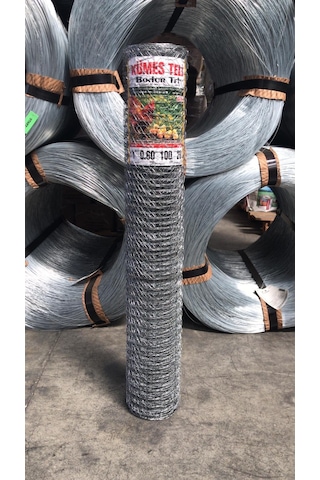Kümes Teli - 100 Cm Yükseklik - 20 Metre-0.6Mm Kalinlik-1 Inç Göz