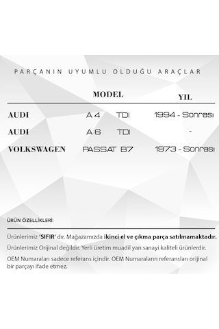 Audi A4 Tdı & A6 Tdı - Vw Passat İçin Egr Dişlisi 50 Diş