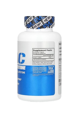 Na.c N-acetyl L-cysteine 600mg 60 Veg.kapsül.usa Vers.