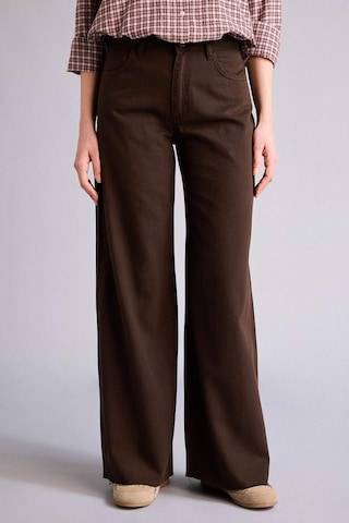 Defacto %100 Pamuk Wıde Leg Normal Bel Gabardin Pantolon E4381AX25SP Kahve