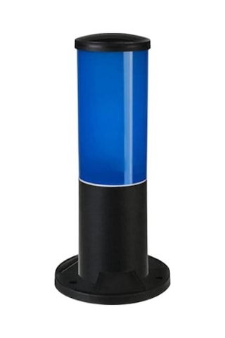 Huzur Elektrik Bollard Mavi Set Üstü Direk 30cm Aydınlatma Armatürü 13403