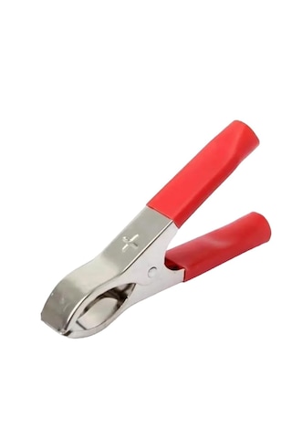 5cm Krokodil Akü Maşa Küçük Boy Kırmızı+ Siyah- 4lü Takım Set