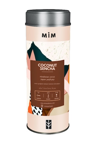 Mim Tea Coconut Sencha Hindistan Cevizli Yeşil Çay 50 G