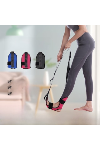 Qingmipy Siyah Rehabilitasyon Bantı: Ayak Bileği Düzeltme, Tendon Geliştirme, Felç Ve Yoga Esneklik Egzersizleri İçin Egzersiz Aleti