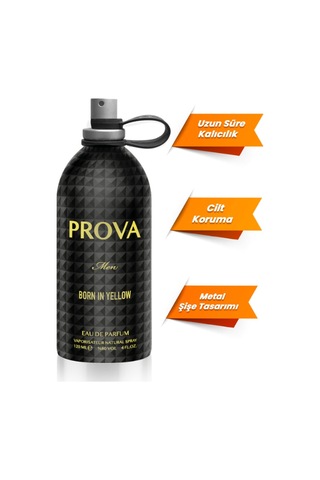 Prova Born in Yellow Amber Oriental Erkek Parfüm EDP 120 ML